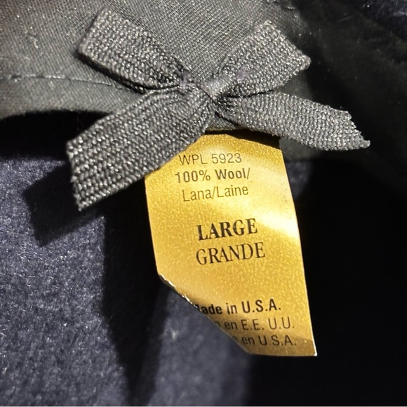 Pendleton men’s navy blue wool hat  like new condition size large driving cap - Picture 5 of 8